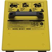 Cale de roue ultra-robuste pour l'exploitation mini&egrave;re Checkers Safety sans support, PEHD, Jaune, 14-1/2" la x 17-1/2" p x 16" h Advanced Consulting and Training Ltd.