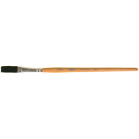Pinceau une passe, Largeur de la brosse de 3/8", Soie de bœuf, Manche &agrave; Bois Advanced Consulting and Training Ltd.
