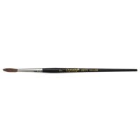 Pinceau pointu &agrave; soies noires pour artiste, Largeur de la brosse de 4 mm, Soie de chameau, Manche &agrave; Bois Advanced Consulting and Training Ltd.