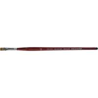 Pinceau plat pour artiste, Largeur de la brosse de 1/4", Synth&eacute;tique, Manche &agrave; Bois Advanced Consulting and Training Ltd.
