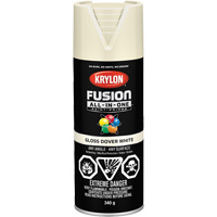 Peinture &agrave; pulv&eacute;riser tout en un Fusion, Blanc Dover, Brillant, 12 oz, Canette a&eacute;rosol Advanced Consulting and Training Ltd.