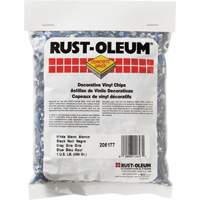 Pastilles de vinyle d&eacute;coratives Concrete Saver, 0,5 kg, Sac, M&eacute;lange noir/blanc/bleu Advanced Consulting and Training Ltd.