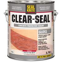 Produit d&eacute;tanch&eacute;it&eacute; protecteur Seal-Krete, 3,78 L, &agrave; l'eau, Brillant, Transparent Advanced Consulting and Training Ltd.