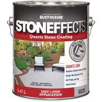 Rev&ecirc;tement &agrave; base de pierre de quartz Stoneffects, 3,78 L, &agrave; l'eau, Textur&eacute;, Gris Advanced Consulting and Training Ltd.