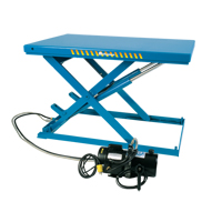 LoProfile Electric-Hydraulic Scissor Lift Table, Steel, 32-1/2" L x 23-1/2" W, 550 lbs. Capacity Advanced Consulting and Training Ltd.