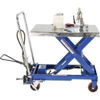 Pneumatic Hydraulic Scissor Lift Table, Steel, 32-1/2" L x 19-3/4" W, 1000 lbs. Cap. Advanced Consulting and Training Ltd.