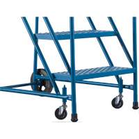 CSA-Certified Rolling Step Ladder, 5 Steps, 22" Step Width, 46" Platform Height, Steel Advanced Consulting and Training Ltd.