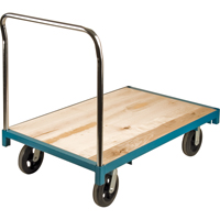 Chariot &agrave; plateforme robuste, 48" lo x 30" la, Capacit&eacute; de 2000 lb, Roues en Caoutchouc Advanced Consulting and Training Ltd.