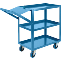 Order Picking Carts, 36" H x 18" W x 46" D, 3 Shelves, 1200 lbs. Capacity Advanced Consulting and Training Ltd.