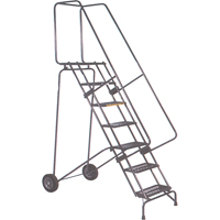 &eacute;chelles mobiles Fold-N-Store, 7 marches, Perfor&eacute;, Hauteur 70" Advanced Consulting and Training Ltd.