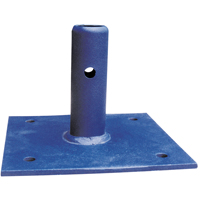Scaffolding Accessories - Fixed Base Plate, Base Plate, 6" W x 6" H Advanced Consulting and Training Ltd.