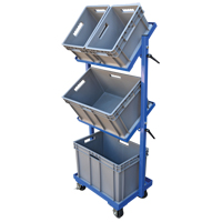 Chariot &agrave; cueillette, Acier, 30-11/16" la x 19-1/4" p, 3 tablettes, Capacit&eacute; 300 lb Advanced Consulting and Training Ltd.