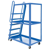 Chariot &agrave; cueillette, Acier, 27-7/8" la x 56-1/8" p, 3 tablettes, Capacit&eacute; 1000 lb Advanced Consulting and Training Ltd.
