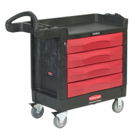Armoires mobiles & centres de travail Trademaster, 4 tiroirs, 40-5/8" lo x 18-7/8" la x 38-3/8" h, Noir Advanced Consulting and Training Ltd.