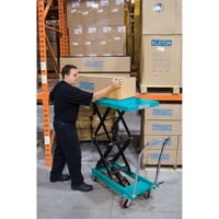 Heavy-Duty Hydraulic Scissor Lift Table, 27-1/2" L x 17-3/4" W, Steel, 330 lbs. Capacity Advanced Consulting and Training Ltd.
