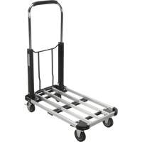 Chariots &agrave; plateforme pliants, Aluminium, 300 lb, 28" lo x 16" la, Hauteur 32" Advanced Consulting and Training Ltd.
