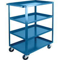 Heavy-Duty Shelf Carts, 4 Tiers, 24" W x 48" H x 39" D, 1200 lbs. Capacity Advanced Consulting and Training Ltd.