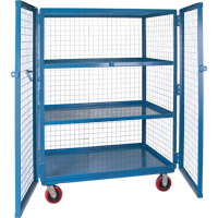 Wire Mesh Truck, 3 Tiers, 51" L x 32" W x 62.5" H, 2400 lbs. Cap. Advanced Consulting and Training Ltd.