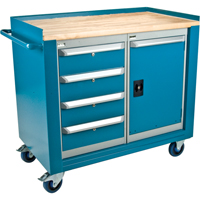 Industrial Duty Mobile Service Workbenches, Wood Surface Advanced Consulting and Training Ltd.