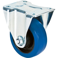 Blue Caster, Rigid, 4" (101.6 mm), Rubber, 350 lbs. (158.8 kg.) Advanced Consulting and Training Ltd.