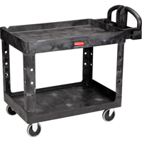 Heavy Duty Utility Cart - 4546-00, 2 Tiers, 26" x 33-1/4" x 55", 750 lbs. Capacity Advanced Consulting and Training Ltd.