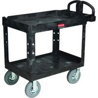 Heavy-Duty Utility Cart, 2 Tiers, 25-1/4" x 37-1/8 x 36-3/8", 500 lbs. Capacity Advanced Consulting and Training Ltd.