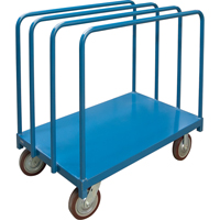 Chariot robuste pour transport de panneaux avec rails &agrave; palier unique, 48" x 30" x 45", Capacit&eacute; 2500 lb Advanced Consulting and Training Ltd.