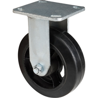 Roulette moul&eacute;, Fixe, 6" (152,4 mm), Caoutchouc, 550 lb (249 kg) Advanced Consulting and Training Ltd.