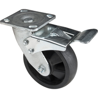 Hi-Temp Caster, Swivel with Brake, 6" (152.4 mm), Nylon, 880 lbs. (399 kg.) Advanced Consulting and Training Ltd.