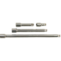 Jeu de barres de rallonges, Prise de 3/8", Fini Chrome, 4 M Advanced Consulting and Training Ltd.