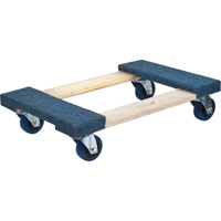Carpeted Ends Hardwood Dolly, Wood Frame, 18" W x 30" L, 1400 lbs. Capacity Advanced Consulting and Training Ltd.