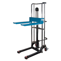 Gerbeur hydraulique &agrave; plateforme, M&eacute;canisme Pompe au pied, Capacit&eacute; de 880 lb, Levage max de 60" Advanced Consulting and Training Ltd.