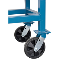 Chariots &agrave; plateforme sur&eacute;lev&eacute;e, 48" lo x 24" la x Capacit&eacute; 2000 lb, Roues en Nylon Advanced Consulting and Training Ltd.