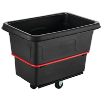 Heavy-Duty Utility Truck, Black Recycled Plastic, 26"/38-3/8" L x 26"/38-2/5" W x 28-1/4"/28-3-10" H, 8 cu. Ft. Volume, 700 lbs. Capacity Advanced Consulting and Training Ltd.