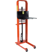 Gerbeur hydraulique &agrave; plateforme, M&eacute;canisme Pompe au pied, Capacit&eacute; de 1000 lb, Levage max de 80" Advanced Consulting and Training Ltd.