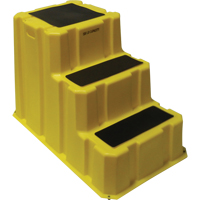 Nestable Industrial Step Stools, 3 Steps, 42" x 25-3/4" x 29" High Advanced Consulting and Training Ltd.