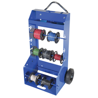 Portable Wire Reel Caddy, Steel, 4 Rod, 29" W x 47-5/16" H x 21-7/8" D, 300 lbs. Capacity Advanced Consulting and Training Ltd.