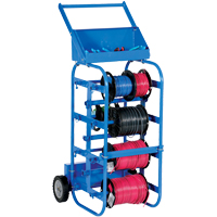 Portable Wire Reel Caddy, Steel, 11 Rod, 19-1/2" W x 43-1/4" H x 17-1/2" D, 150 lbs. Capacity Advanced Consulting and Training Ltd.
