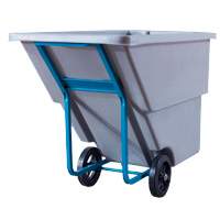 Chariot basculeur en acier, Poly&eacute;thyl&egrave;ne, 0,625 vg³, Capacit&eacute; de charge de 850 lb Advanced Consulting and Training Ltd.