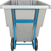 Chariot basculeur en acier, Poly&eacute;thyl&egrave;ne, 0,625 vg³, Capacit&eacute; de charge de 850 lb Advanced Consulting and Training Ltd.