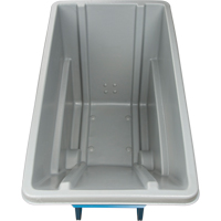 Chariot basculeur en acier, Poly&eacute;thyl&egrave;ne, 0,625 vg³, Capacit&eacute; de charge de 850 lb Advanced Consulting and Training Ltd.