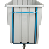 Chariot basculeur en acier, Poly&eacute;thyl&egrave;ne, 1,1 vg³, Capacit&eacute; de charge de 1250 lb Advanced Consulting and Training Ltd.