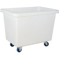 Tapered Wall Box Truck, White Polyethylene, 39" L x 27" W x 31" H, 12 cu. ft. Volume, 600 lbs. Capacity Advanced Consulting and Training Ltd.