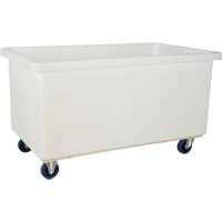 Straight Wall Box Truck, White Polyethylene, 57" L x 34" W x 33" H, 22 cu. ft. Volume, 600 lbs. Capacity Advanced Consulting and Training Ltd.