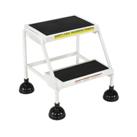 &eacute;chelles Stop-Step, 2 marches, Largeur de la marche 16", Hauteur de la plateforme 18-9/16", Acier Advanced Consulting and Training Ltd.