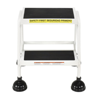 &eacute;chelles Stop-Step, 2 marches, Largeur de la marche 16", Hauteur de la plateforme 18-9/16", Acier Advanced Consulting and Training Ltd.