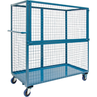 Wire Mesh Stock Truck, Steel, 24" x 55" x 36", 1200 lbs. Capacity Advanced Consulting and Training Ltd.