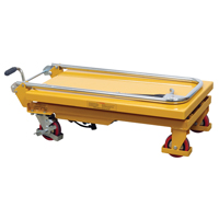 Hydraulic Scissor Lift Table, 17.75" L x 27.5" W/27-1/2" L x 17-3/4" W, Steel, 330 lbs. Capacity Advanced Consulting and Training Ltd.