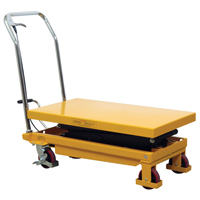 Hydraulic Scissor Lift Table, 19.5" L x 35.5" W/35-1/2" L x 19-1/2" W, Steel, 770 lbs. Capacity Advanced Consulting and Training Ltd.