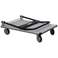 Folding Handle Platform Truck, Aluminum, 550 lbs., 35-1/2" L x 24" W, 35-1/2" High Advanced Consulting and Training Ltd.